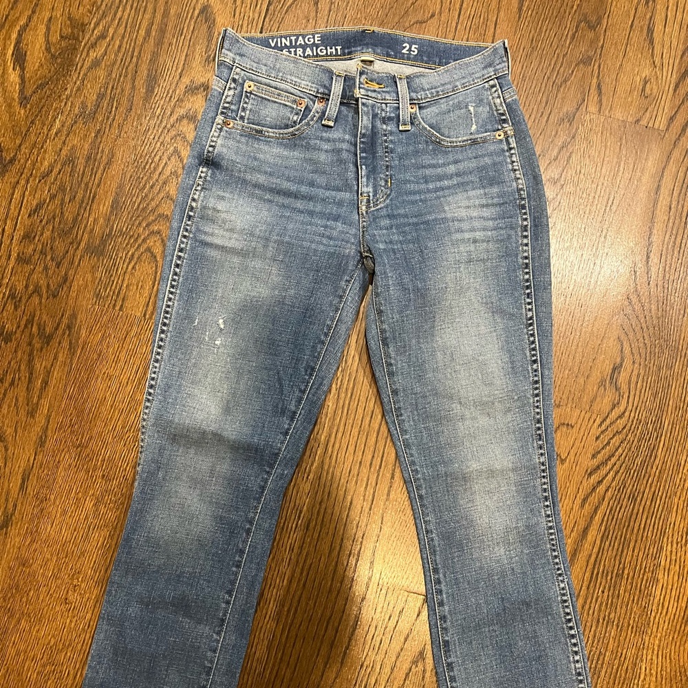 Vintage slim straight jeans size 25